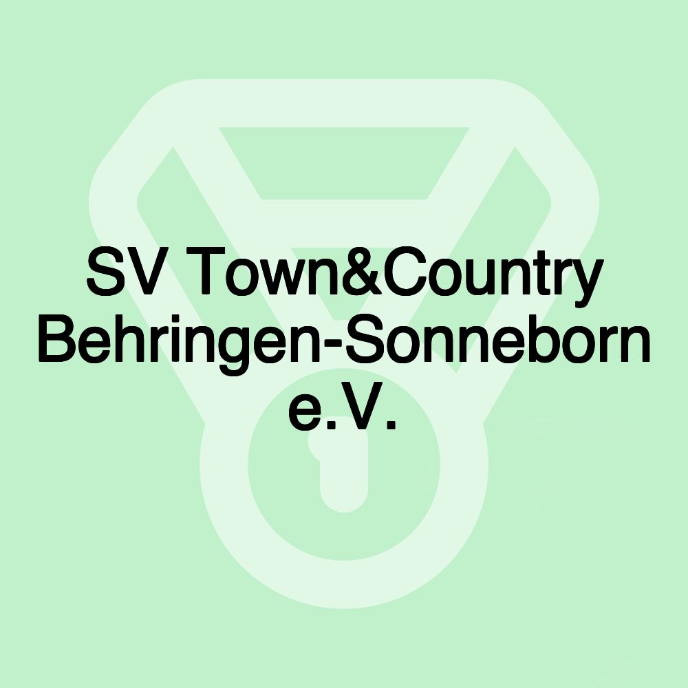 SV Town&Country Behringen-Sonneborn e.V.