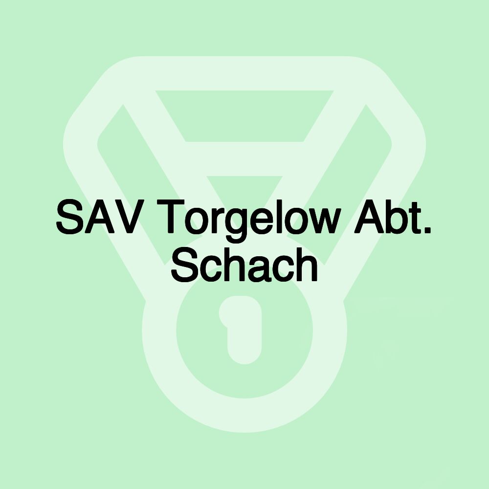 SAV Torgelow Abt. Schach