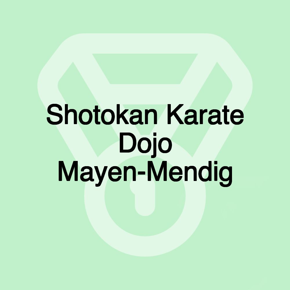 Shotokan Karate Dojo Mayen-Mendig