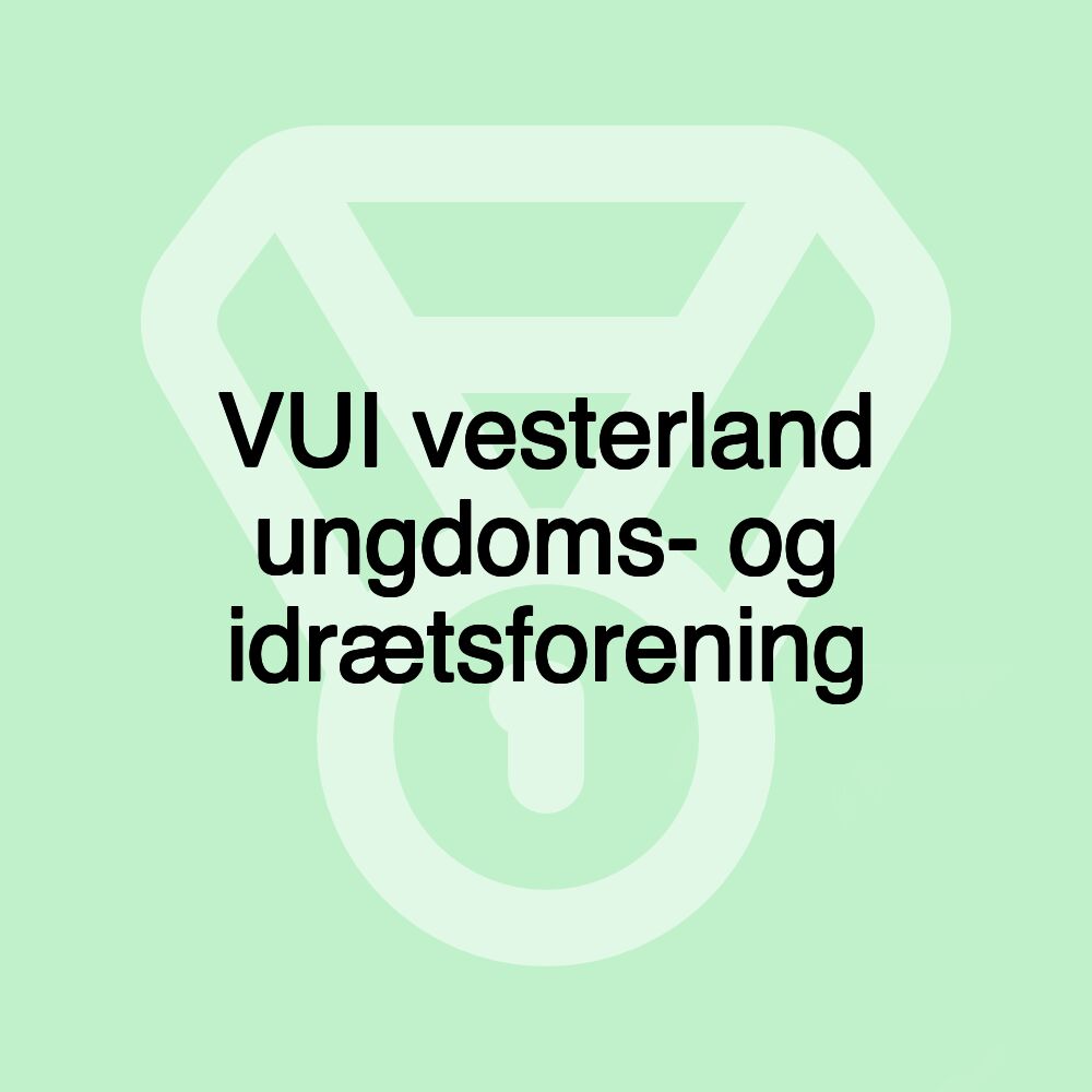 VUI vesterland ungdoms- og idrætsforening