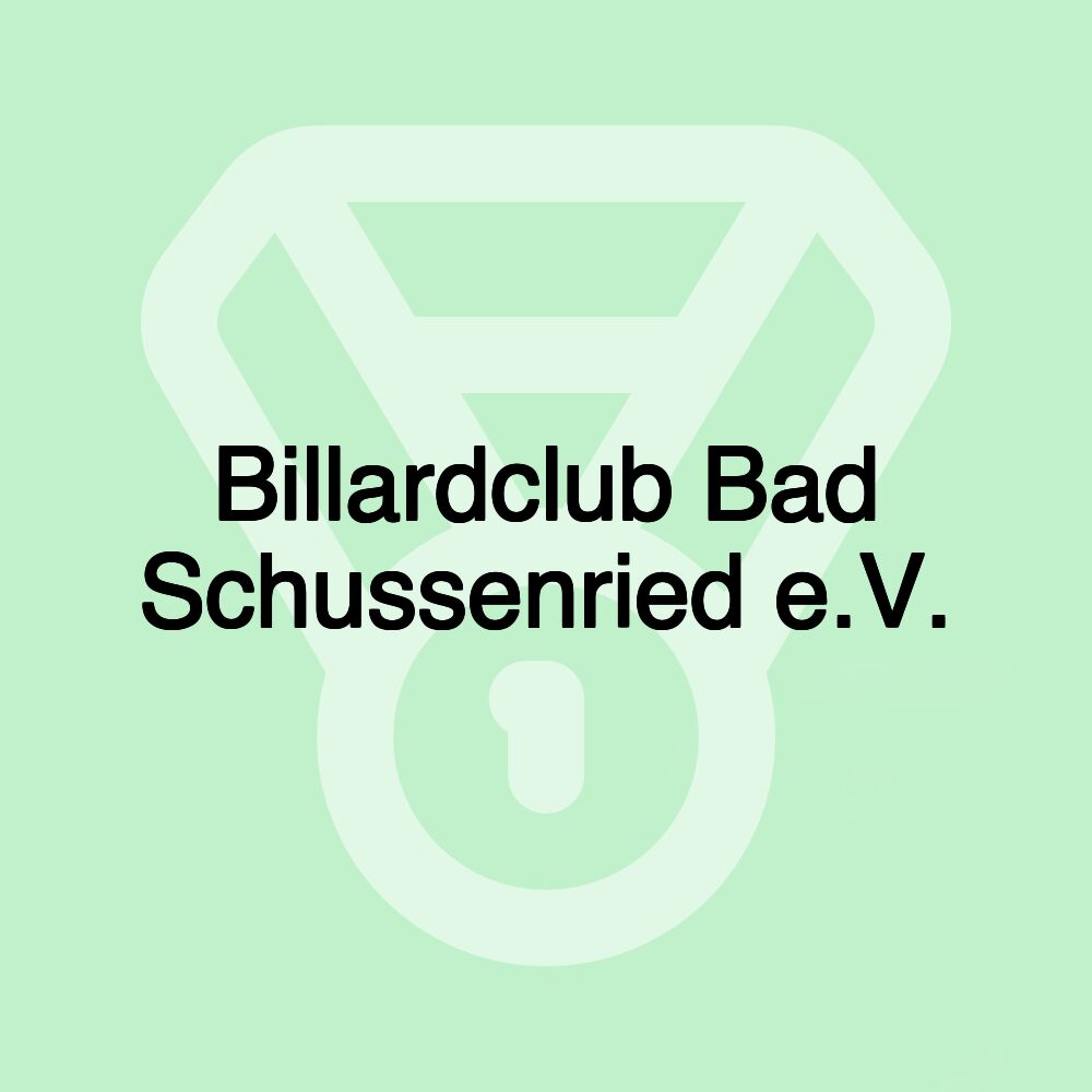 Billardclub Bad Schussenried e.V.