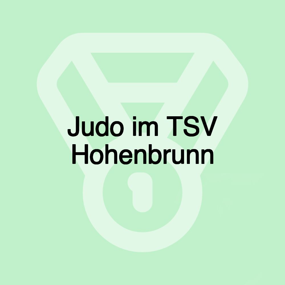 Judo im TSV Hohenbrunn