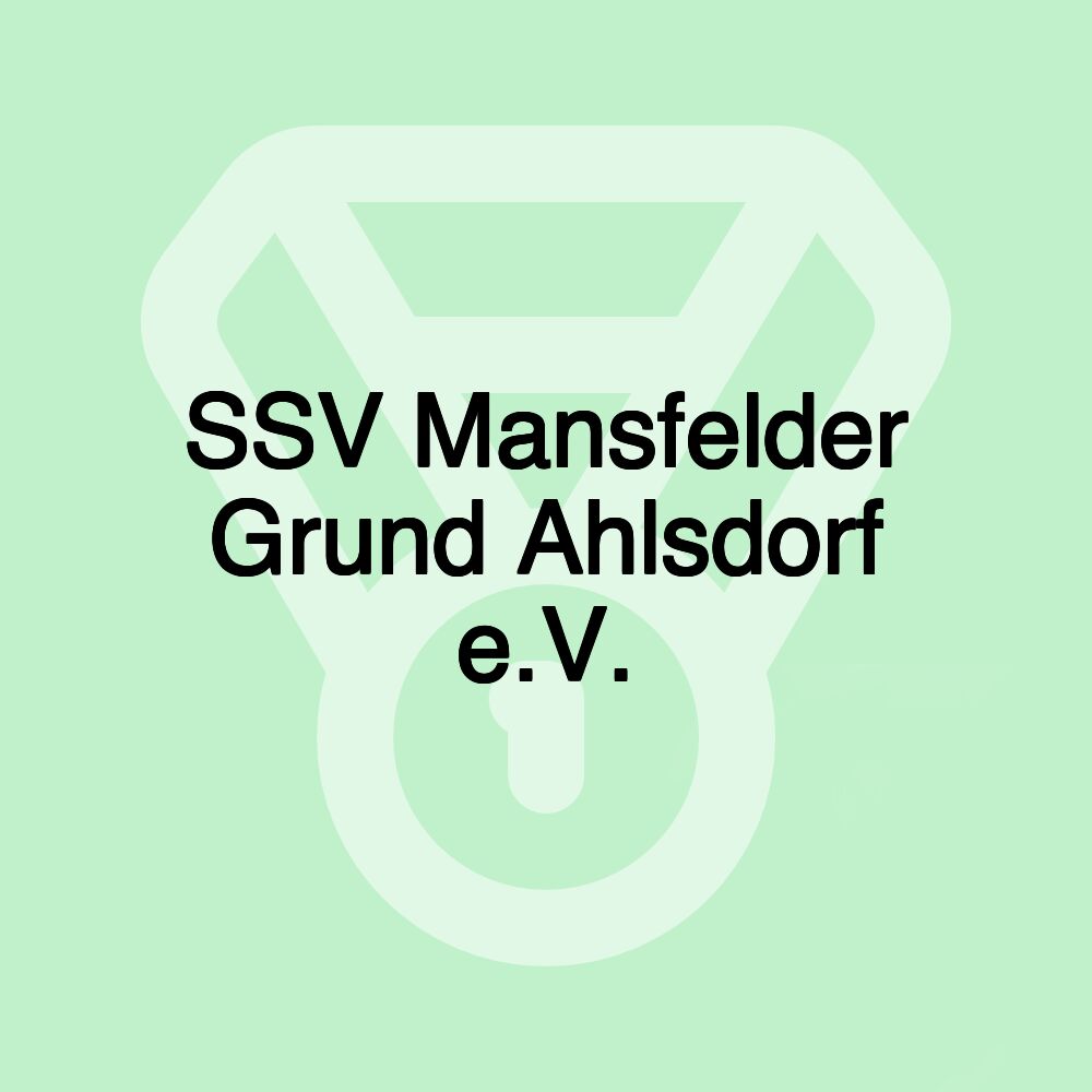 SSV Mansfelder Grund Ahlsdorf e.V.