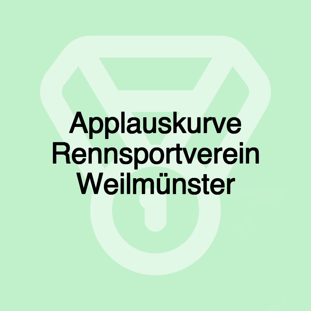 Applauskurve Rennsportverein Weilmünster