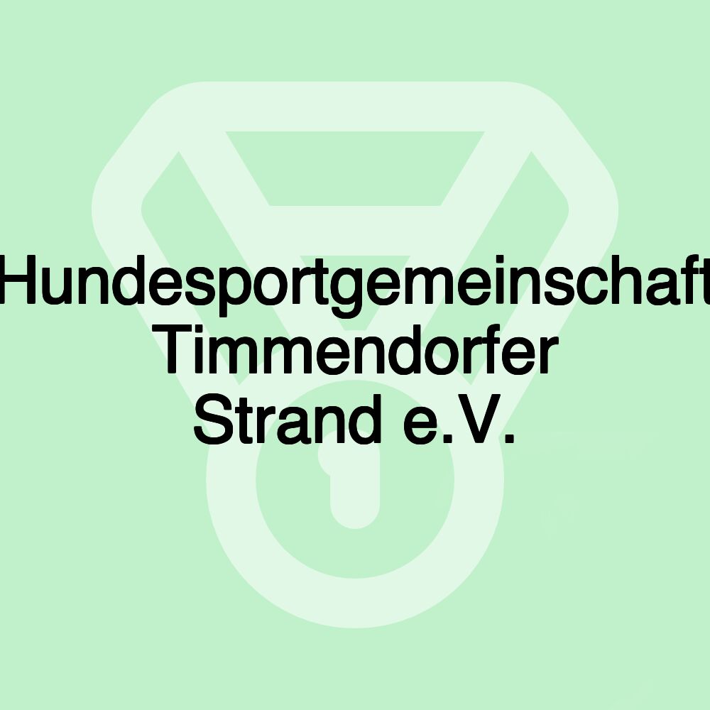 Hundesportgemeinschaft Timmendorfer Strand e.V.