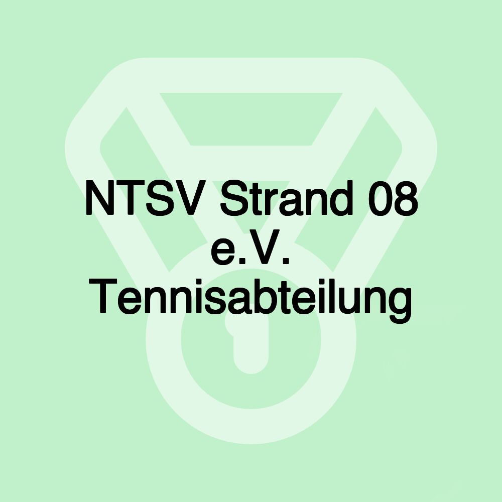 NTSV Strand 08 e.V. Tennisabteilung