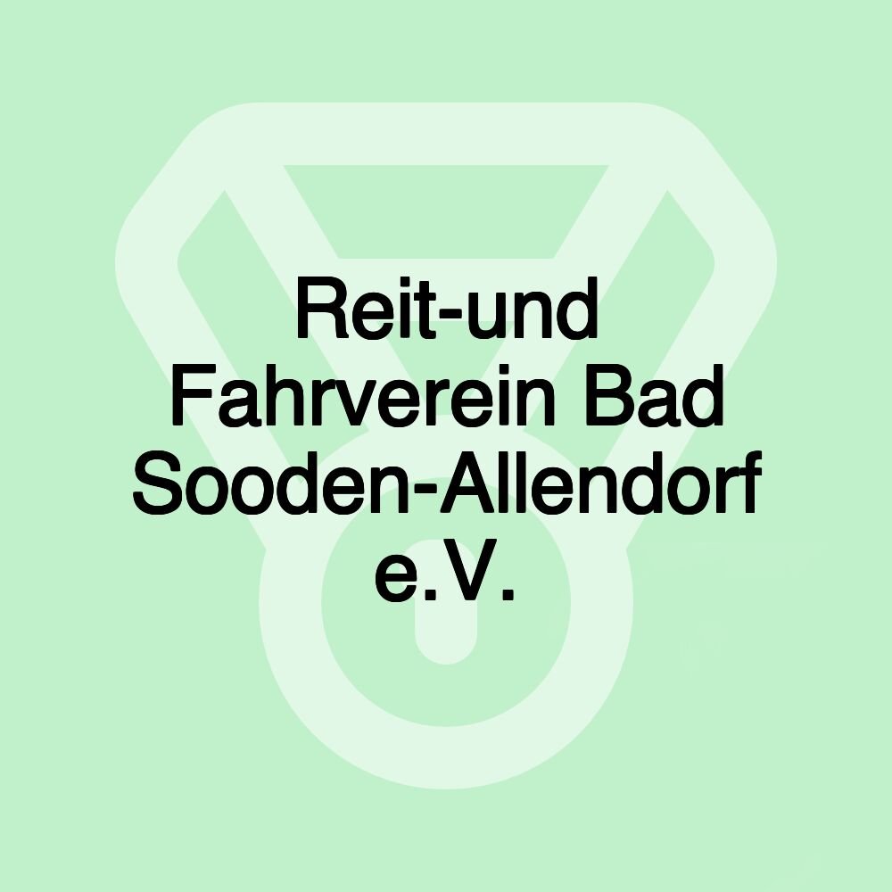 Reit-und Fahrverein Bad Sooden-Allendorf e.V.