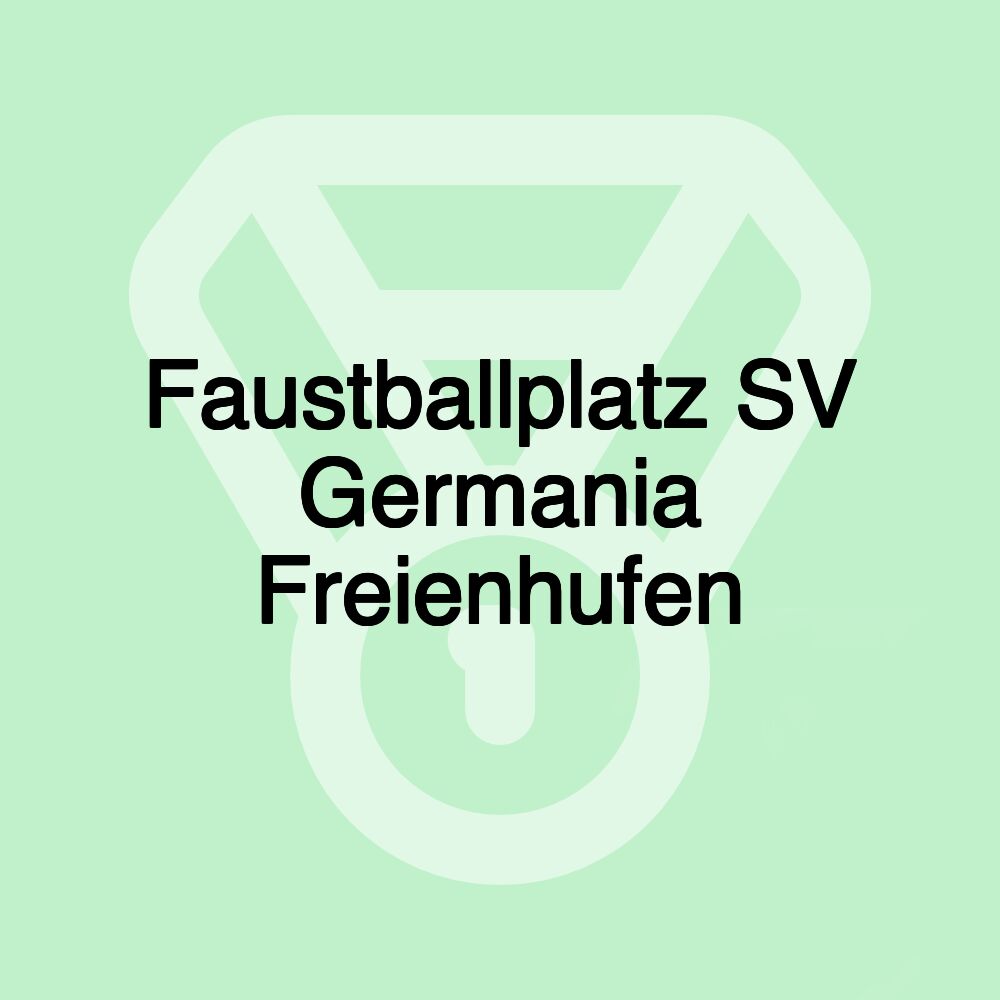 Faustballplatz SV Germania Freienhufen