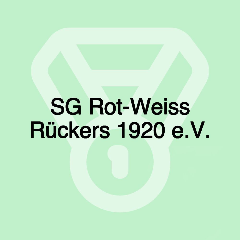 SG Rot-Weiss Rückers 1920 e.V.