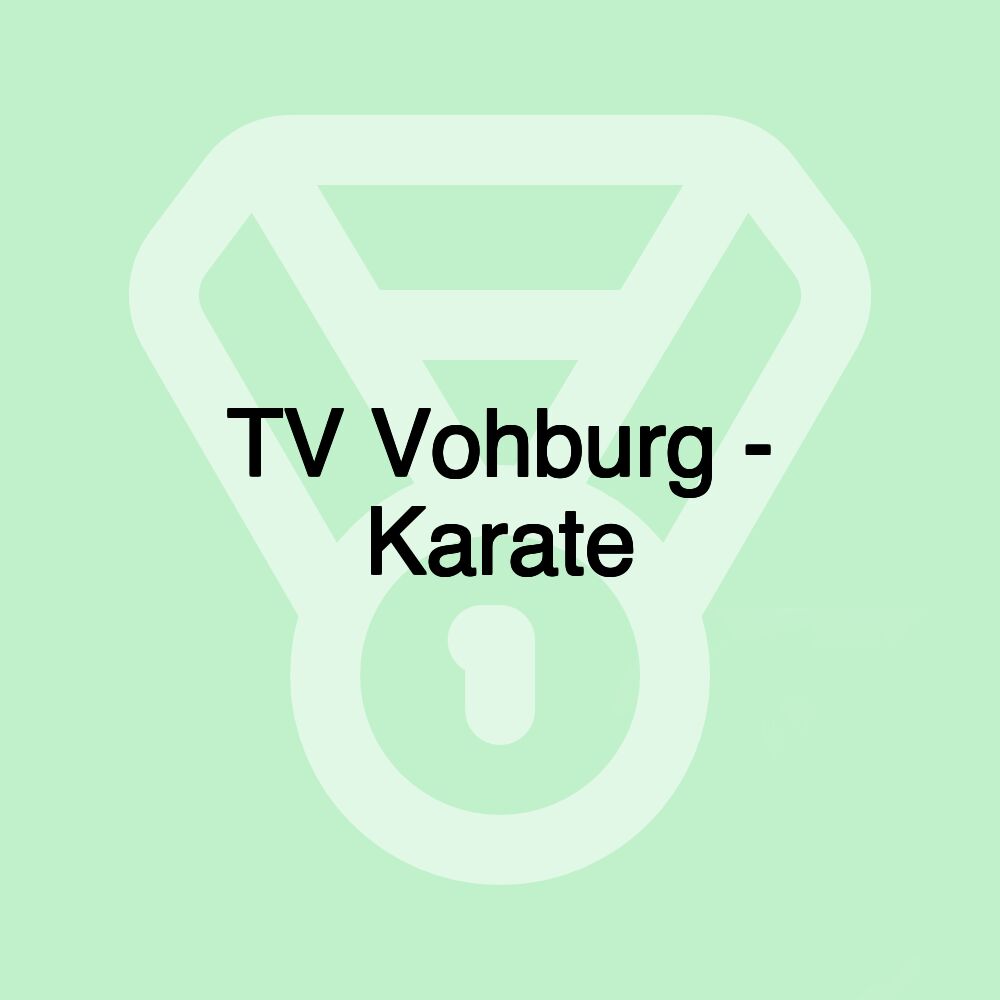 TV Vohburg - Karate