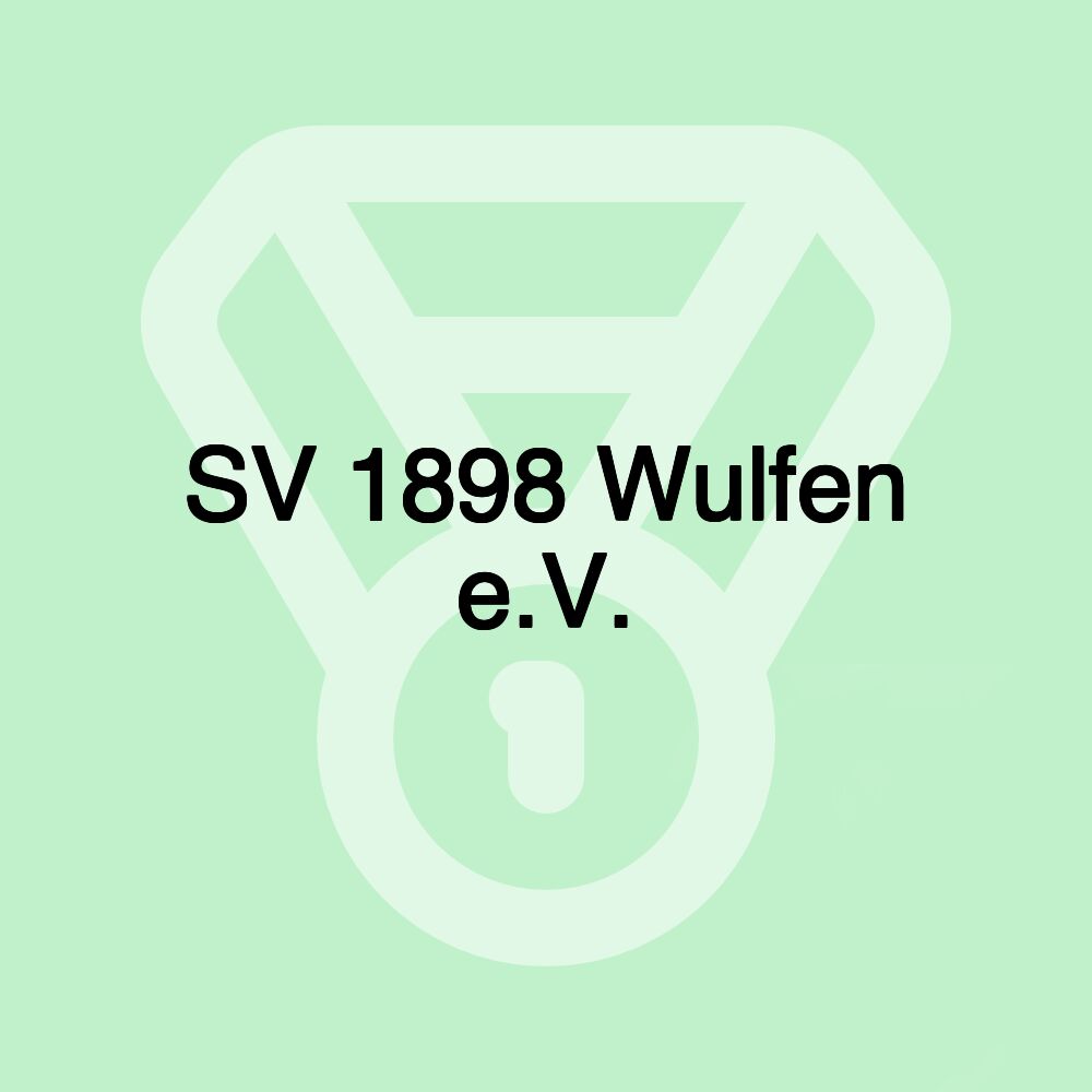 SV 1898 Wulfen e.V.