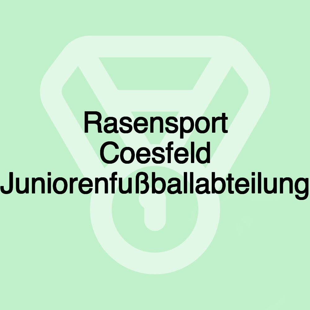 Rasensport Coesfeld Juniorenfußballabteilung