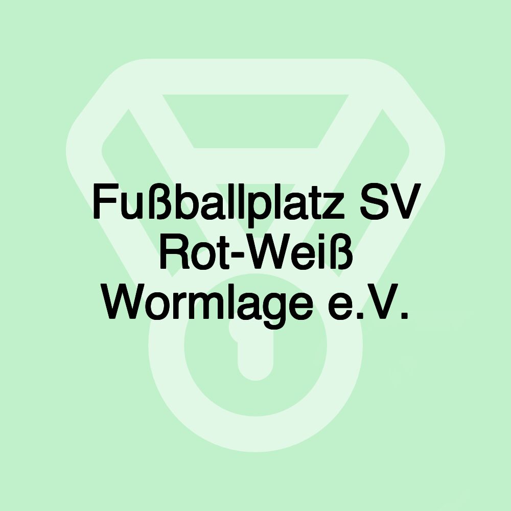 Fußballplatz SV Rot-Weiß Wormlage e.V.