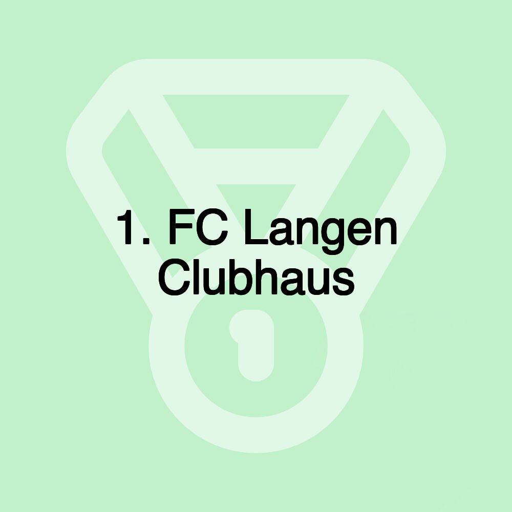 1. FC Langen Clubhaus