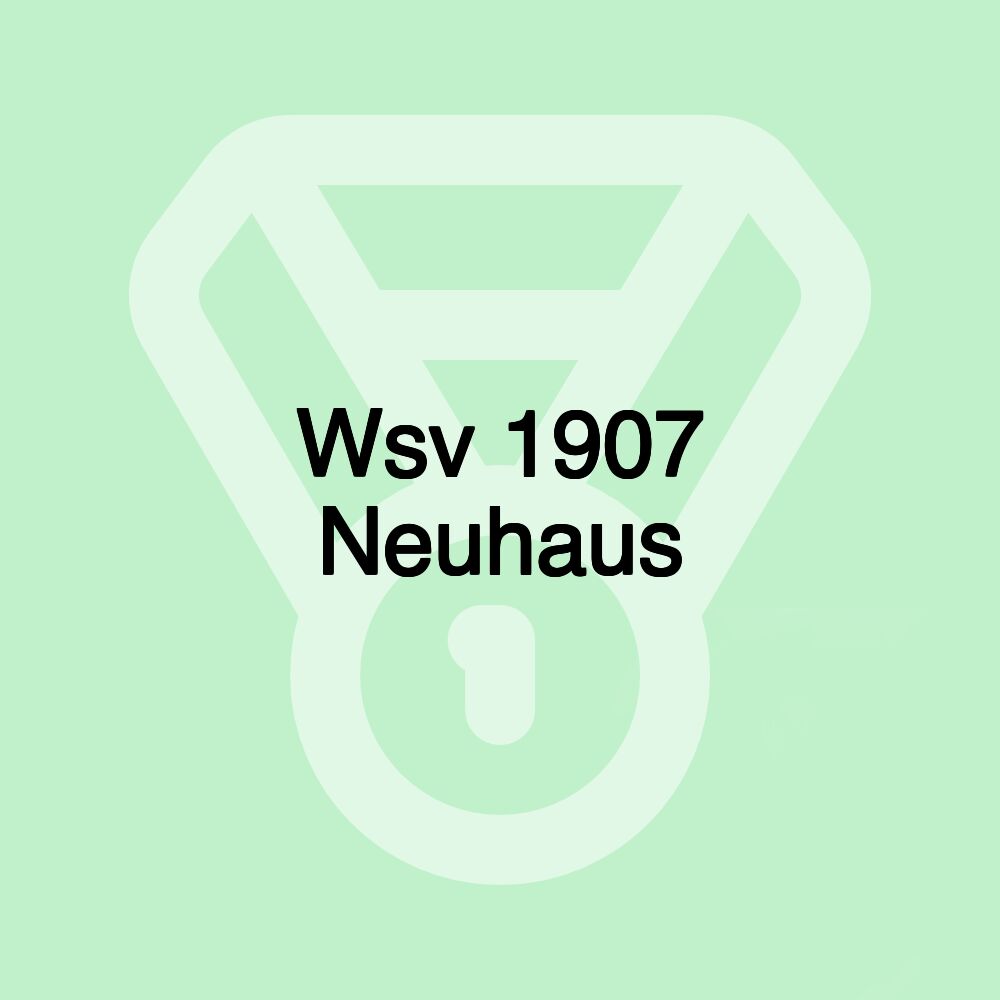 Wsv 1907 Neuhaus