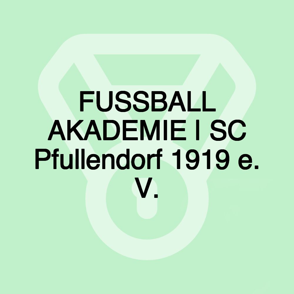 FUSSBALL AKADEMIE | SC Pfullendorf 1919 e. V.