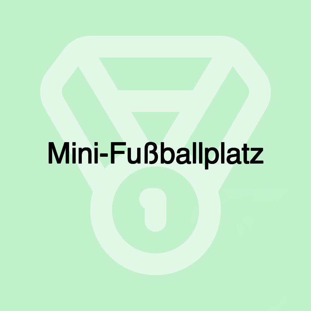 Mini-Fußballplatz