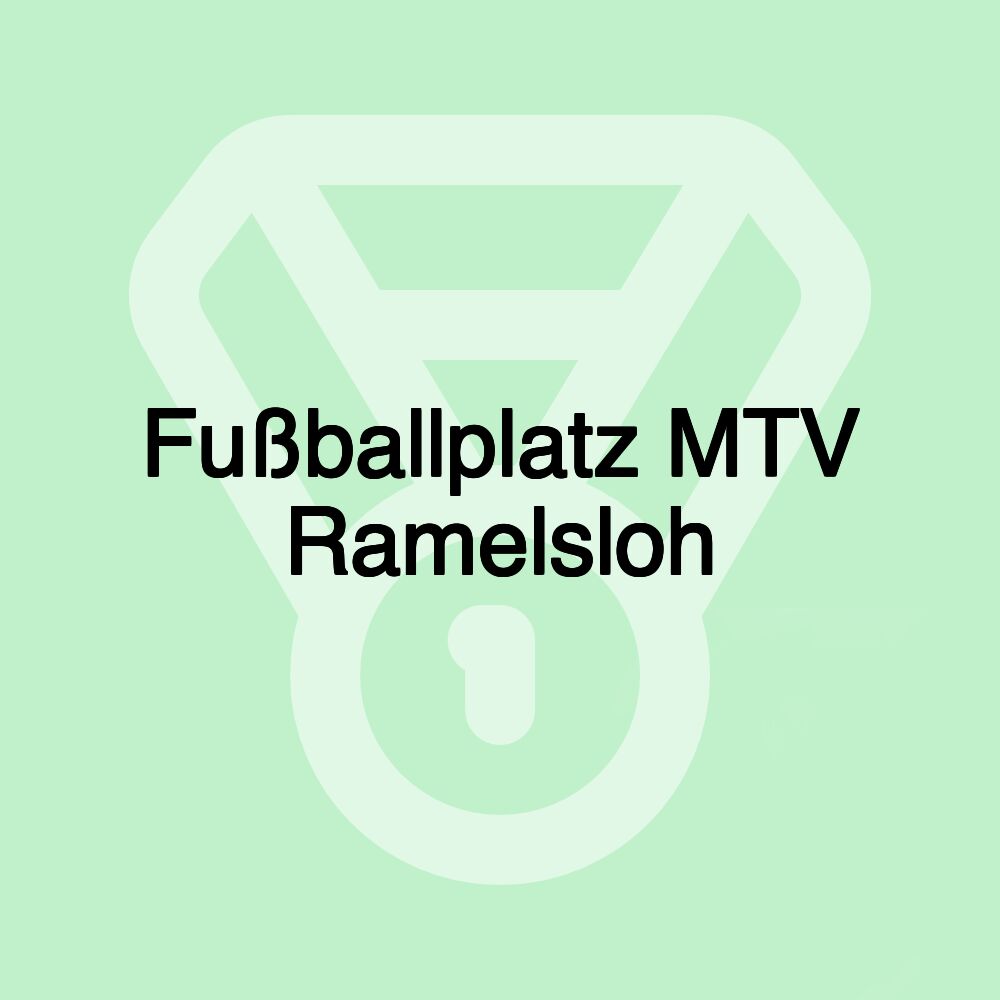 Fußballplatz MTV Ramelsloh