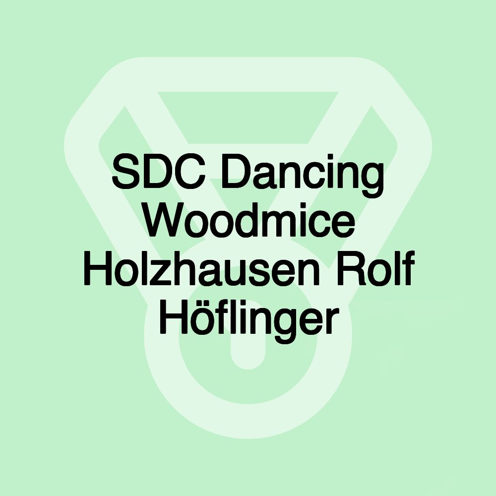 SDC Dancing Woodmice Holzhausen Rolf Höflinger