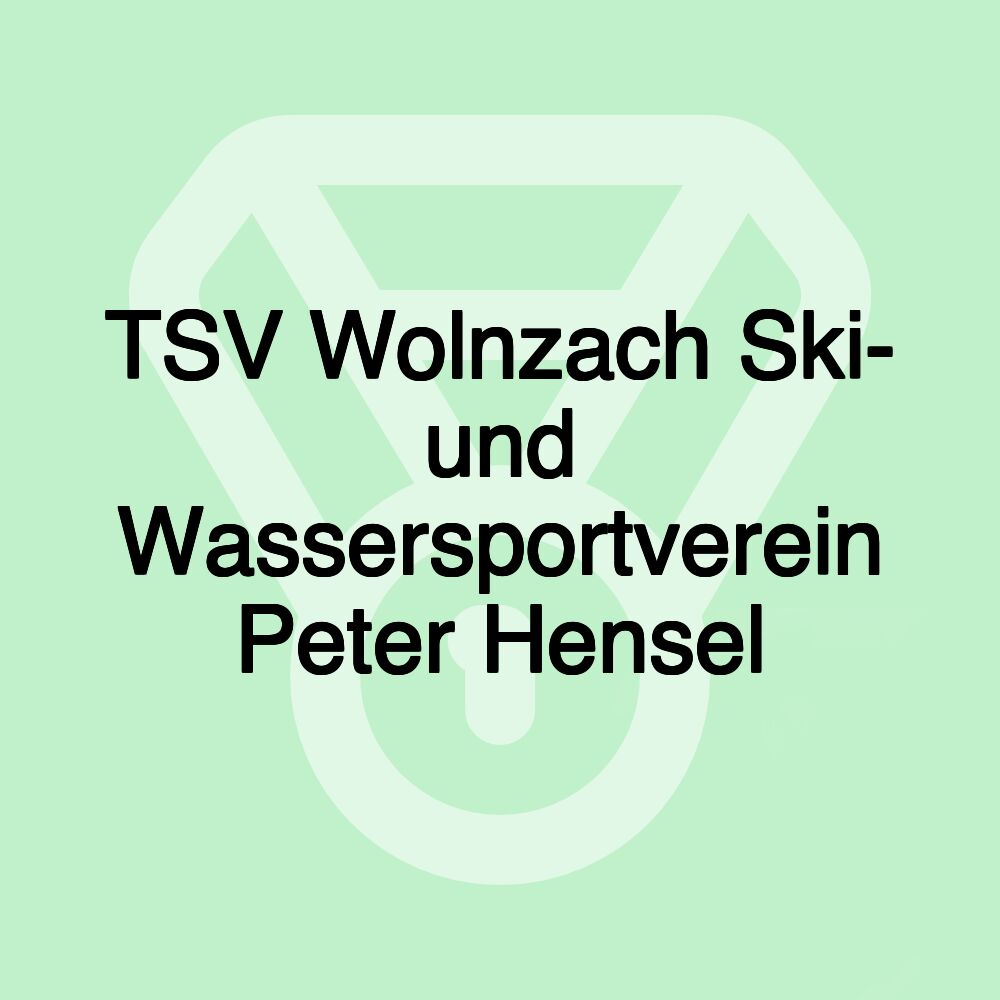 TSV Wolnzach Ski- und Wassersportverein Peter Hensel