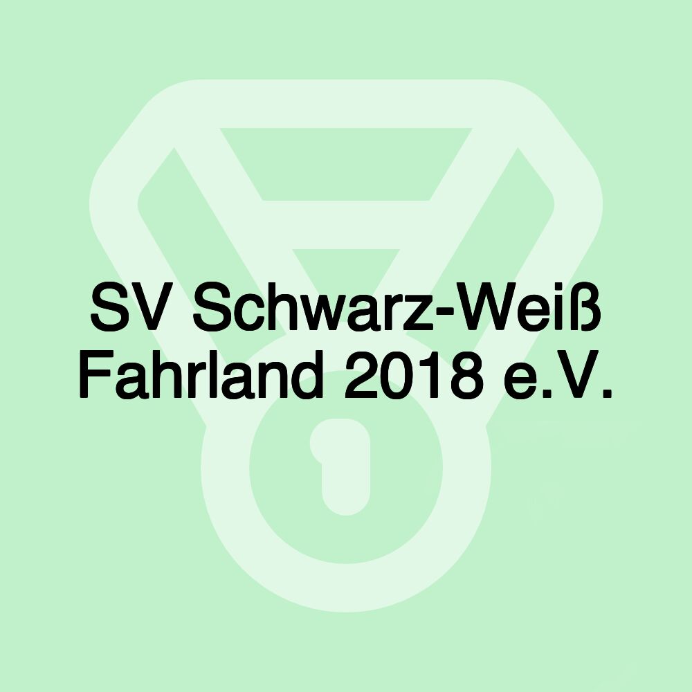 SV Schwarz-Weiß Fahrland 2018 e.V.