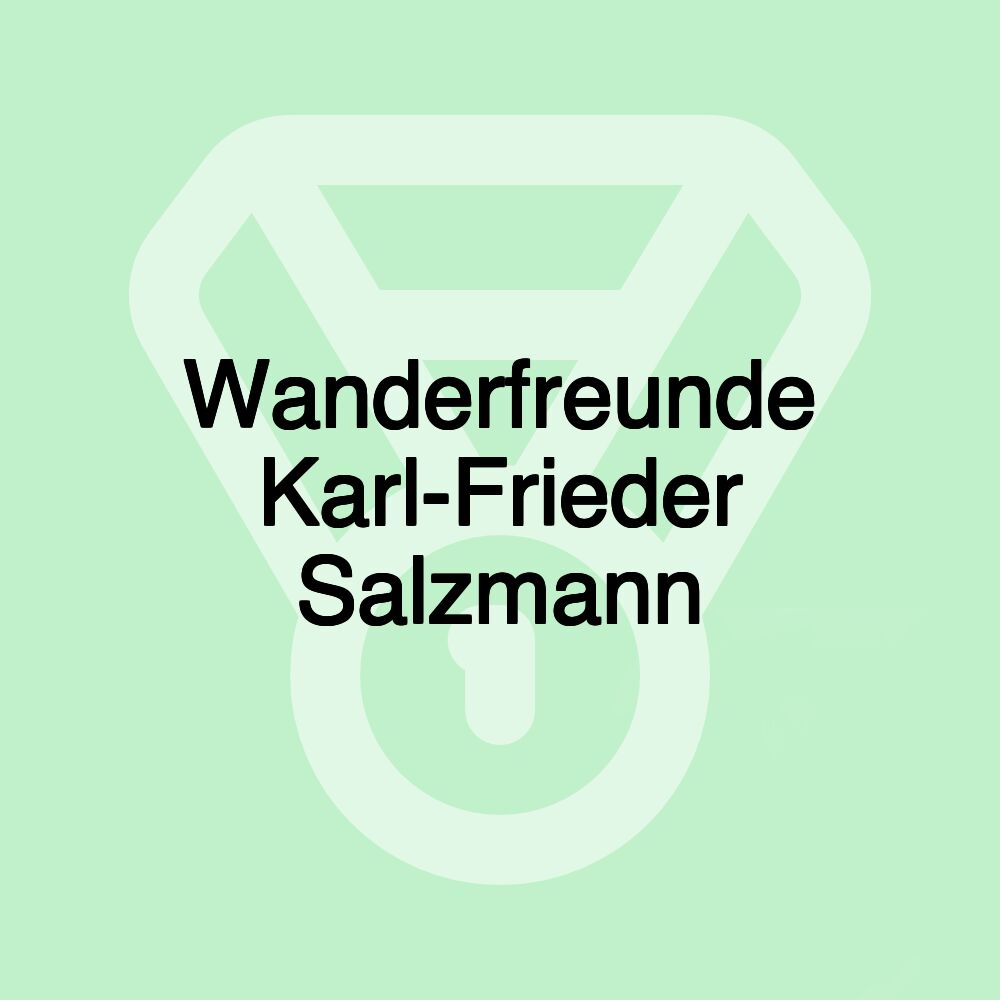 Wanderfreunde Karl-Frieder Salzmann