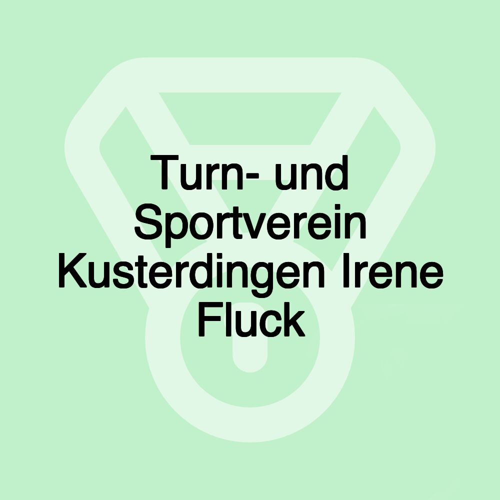 Turn- und Sportverein Kusterdingen Irene Fluck