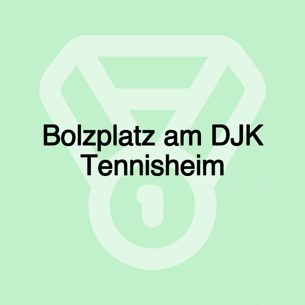 Bolzplatz am DJK Tennisheim