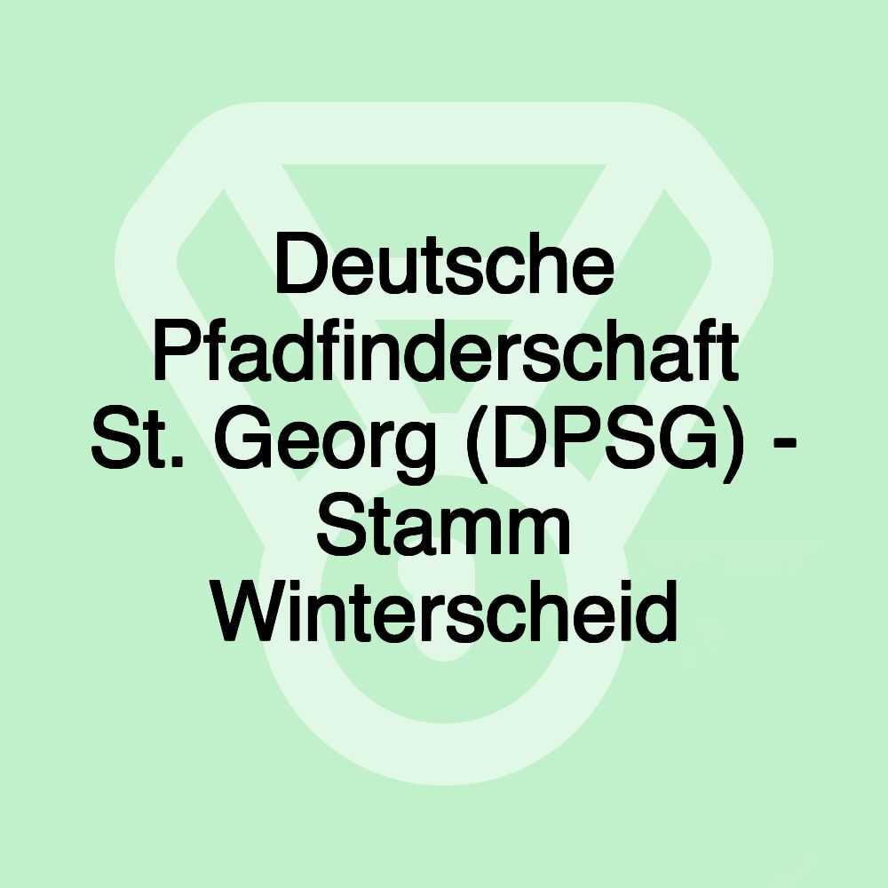 Deutsche Pfadfinderschaft St. Georg (DPSG) - Stamm Winterscheid