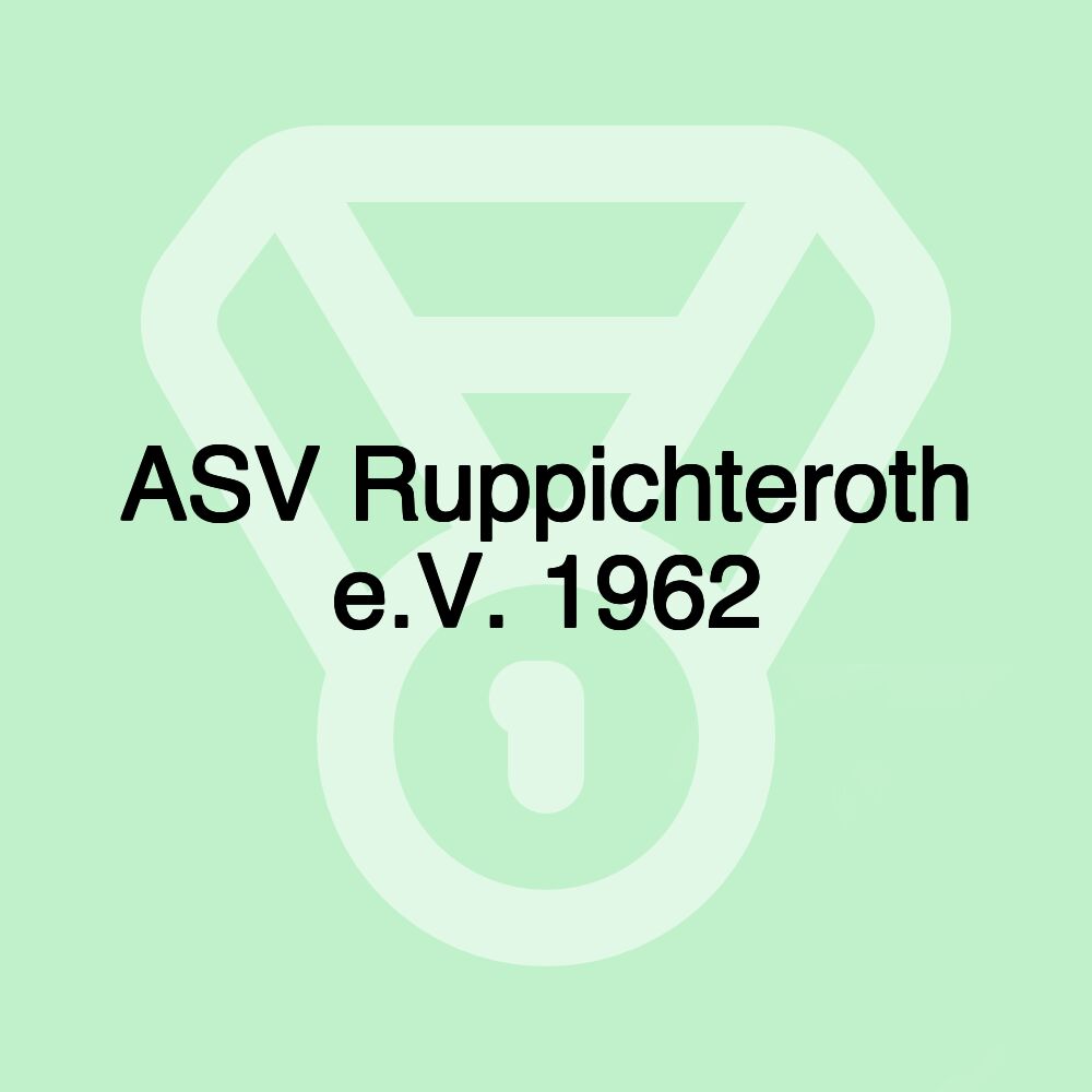 ASV Ruppichteroth e.V. 1962