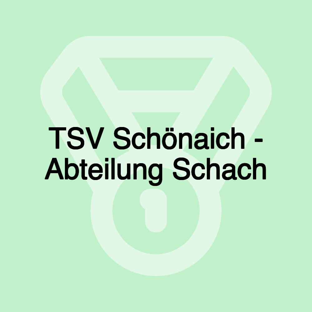 TSV Schönaich - Abteilung Schach