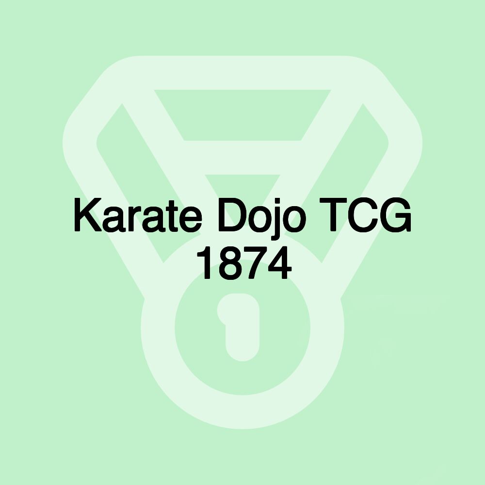 Karate Dojo TCG 1874