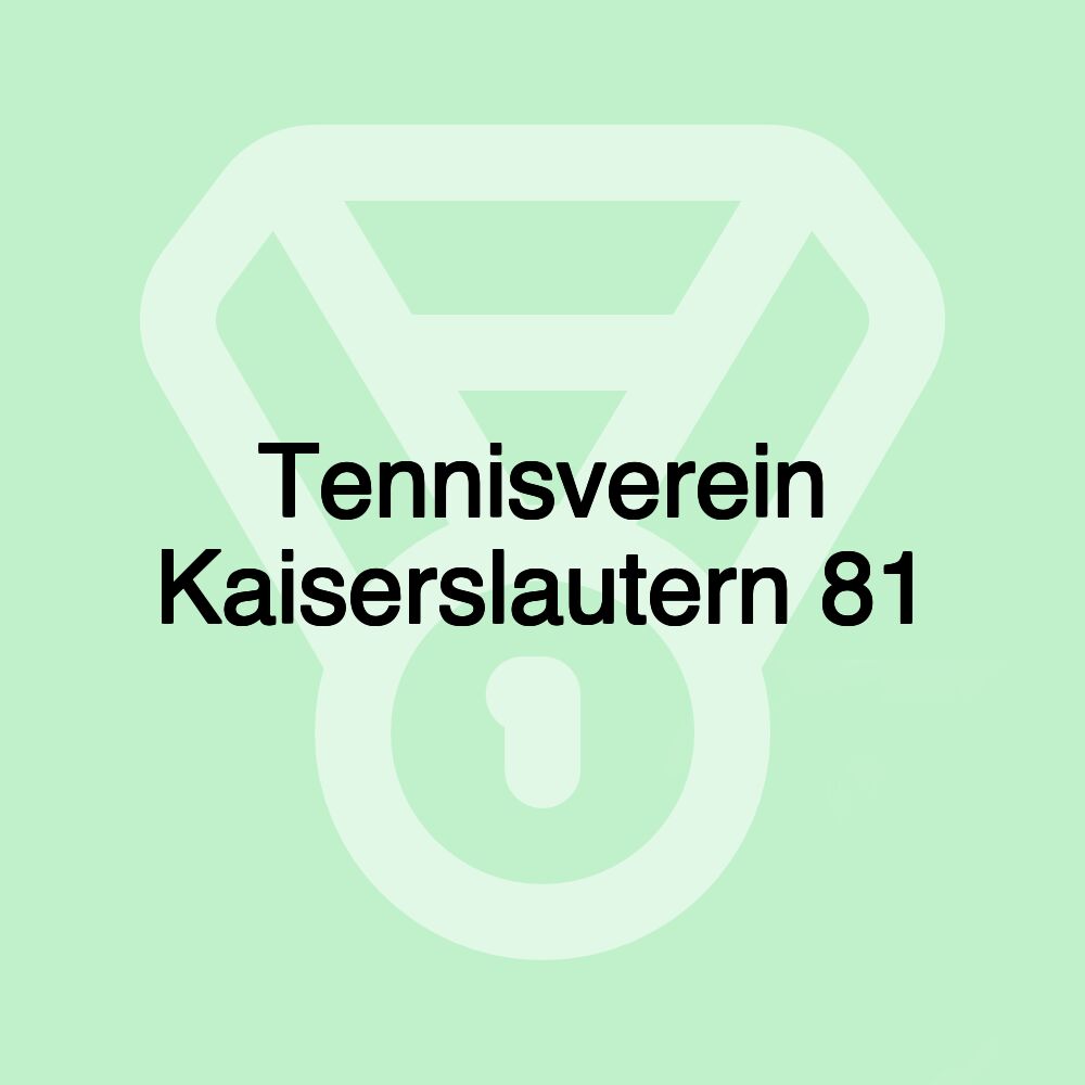 Tennisverein Kaiserslautern 81