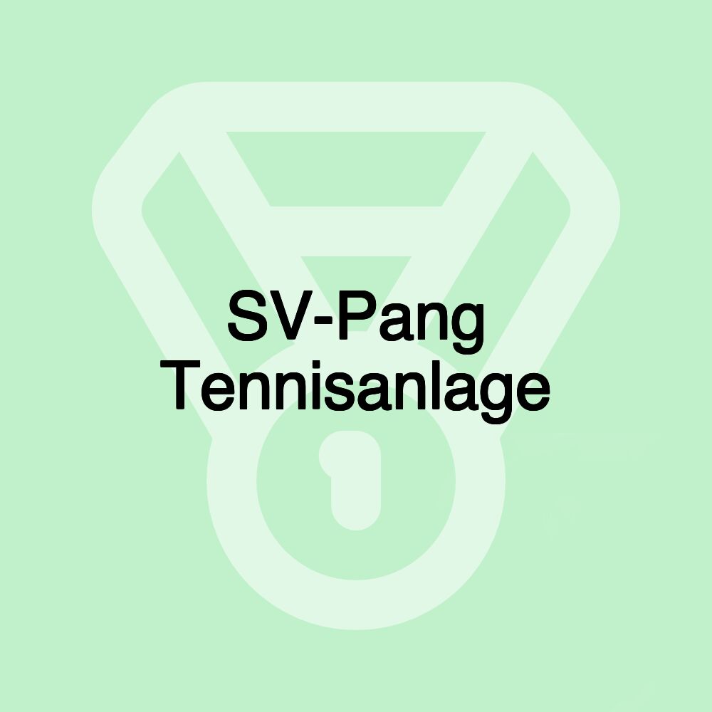 SV-Pang Tennisanlage