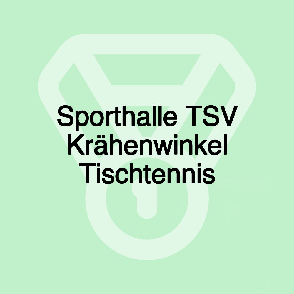 Sporthalle TSV Krähenwinkel Tischtennis
