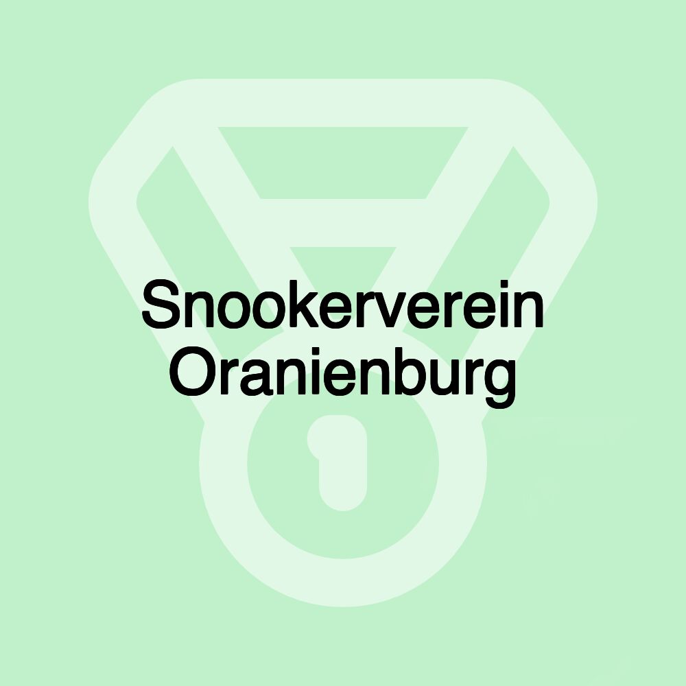 Snookerverein Oranienburg