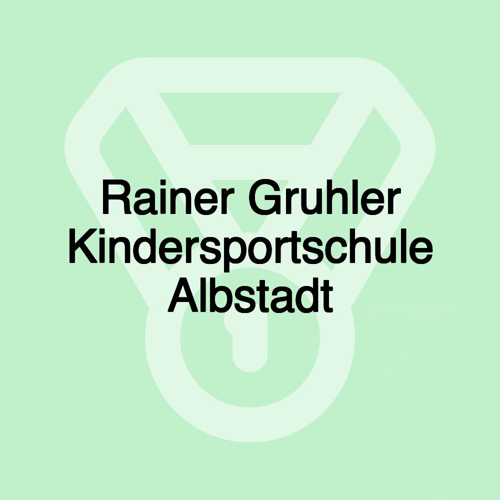 Rainer Gruhler Kindersportschule Albstadt