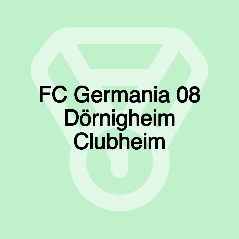 FC Germania 08 Dörnigheim Clubheim