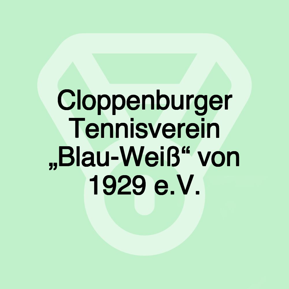 Cloppenburger Tennisverein „Blau-Weiß“ von 1929 e.V.