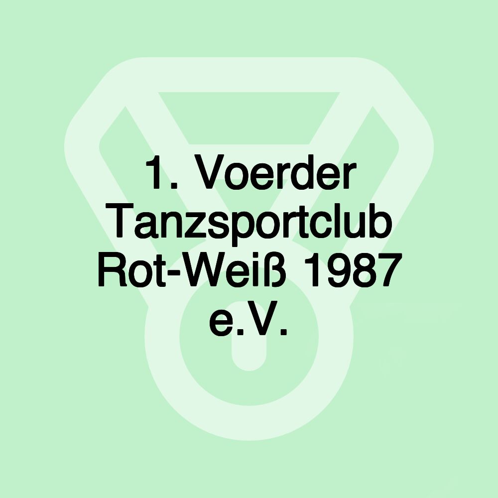 1. Voerder Tanzsportclub Rot-Weiß 1987 e.V.