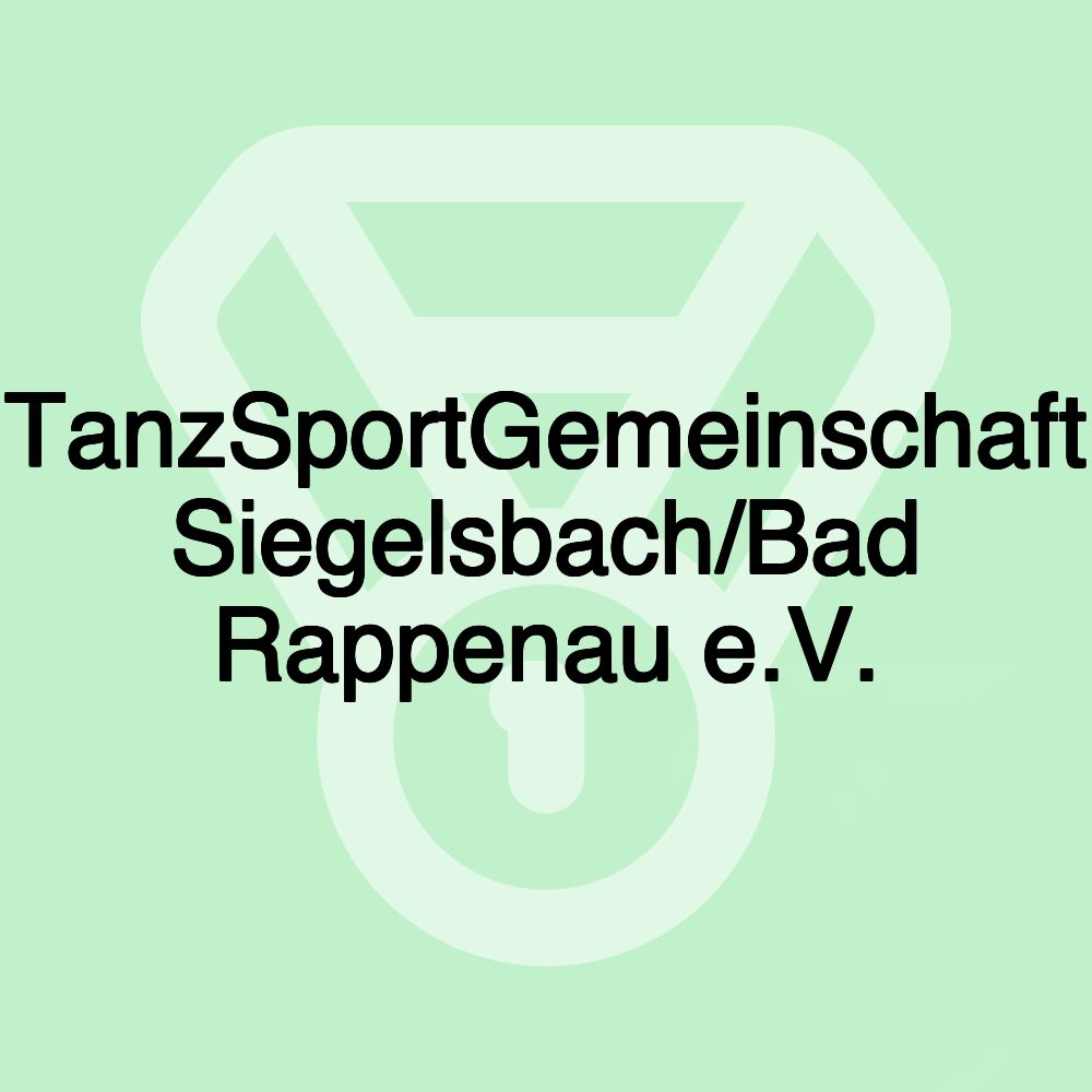 TanzSportGemeinschaft Siegelsbach/Bad Rappenau e.V.