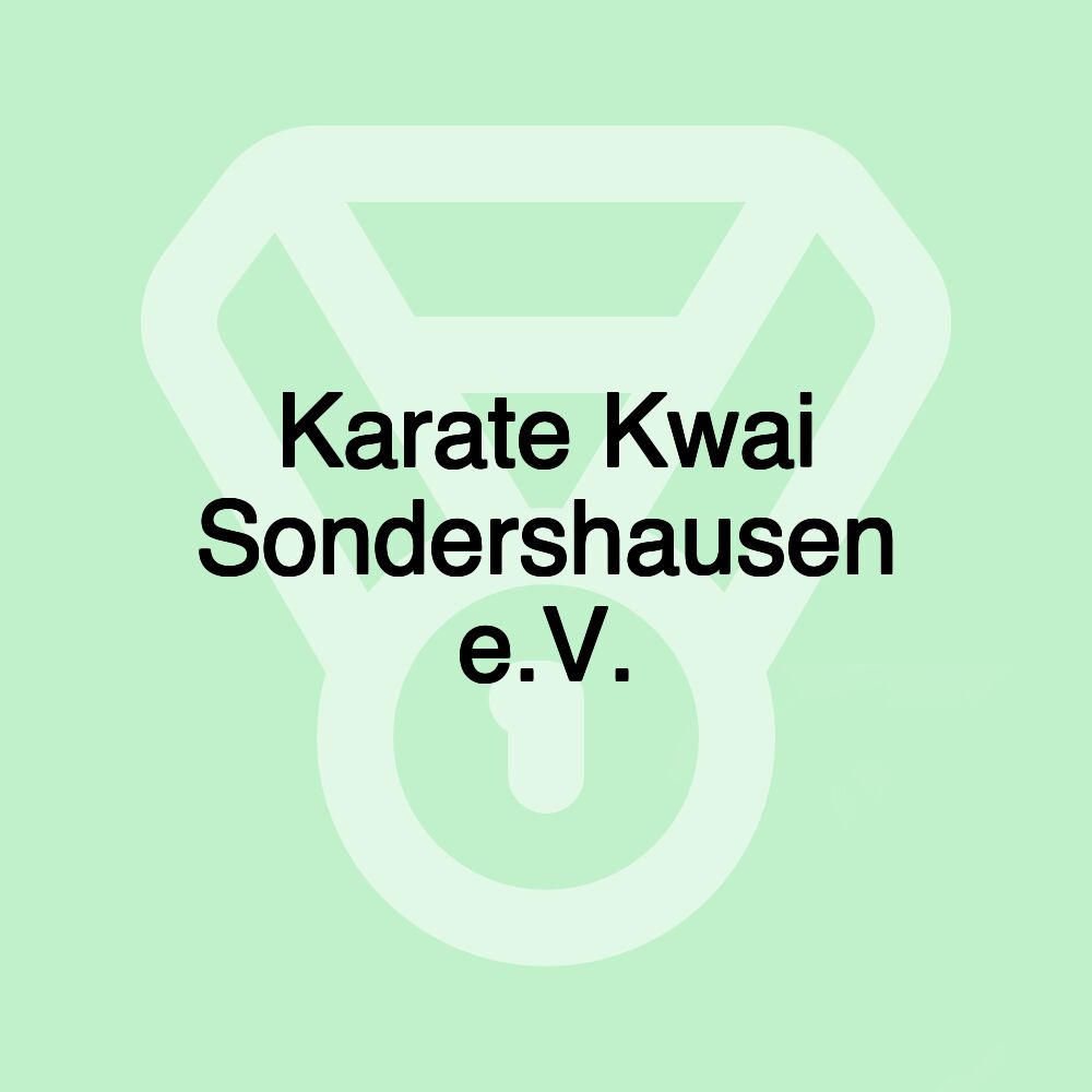 Karate Kwai Sondershausen e.V.