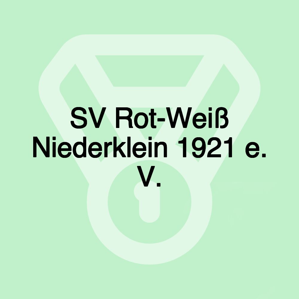 SV Rot-Weiß Niederklein 1921 e. V.