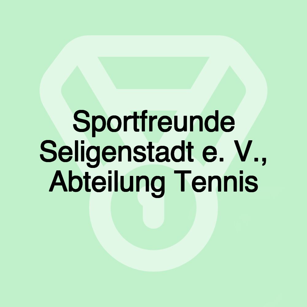 Sportfreunde Seligenstadt e. V., Abteilung Tennis