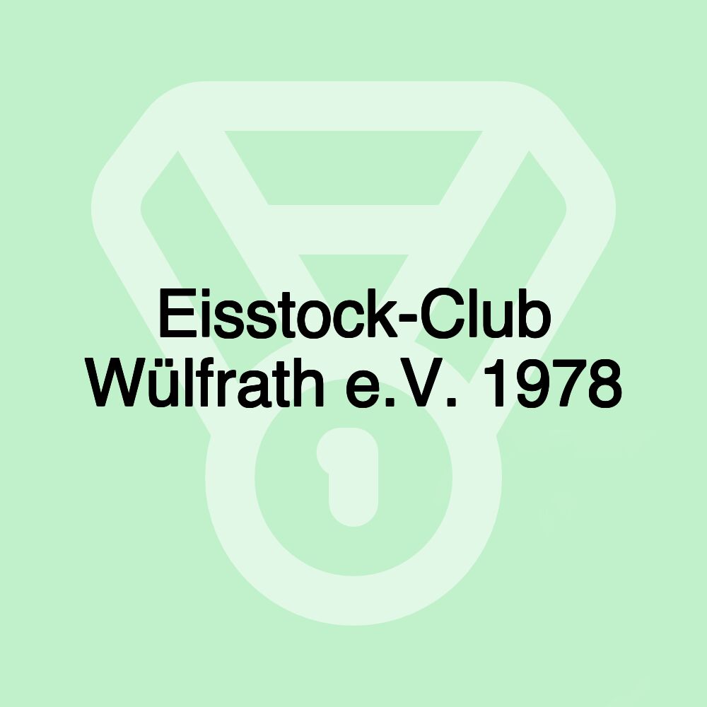 Eisstock-Club Wülfrath e.V. 1978