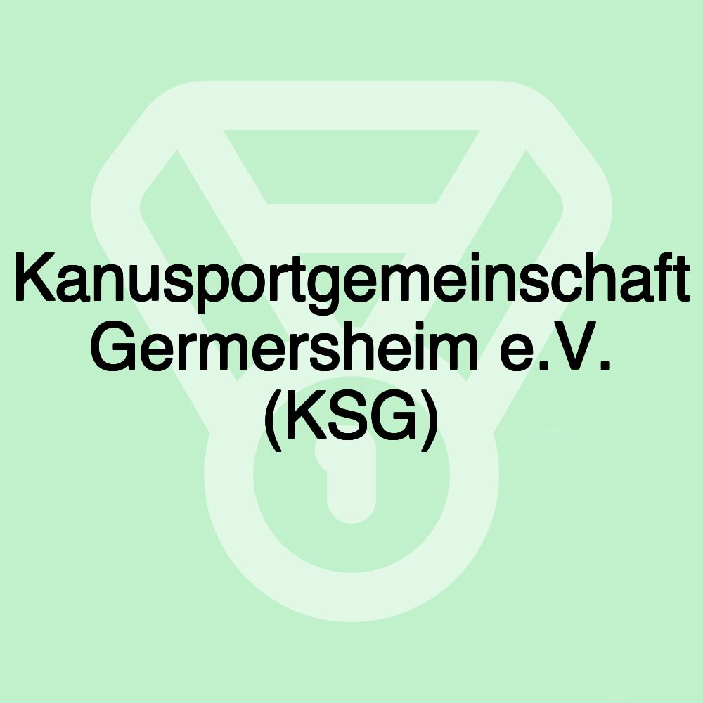 Kanusportgemeinschaft Germersheim e.V. (KSG)