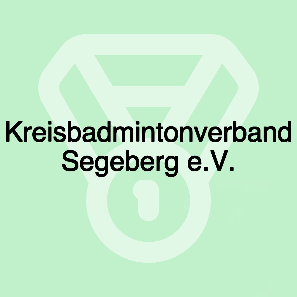 Kreisbadmintonverband Segeberg e.V.