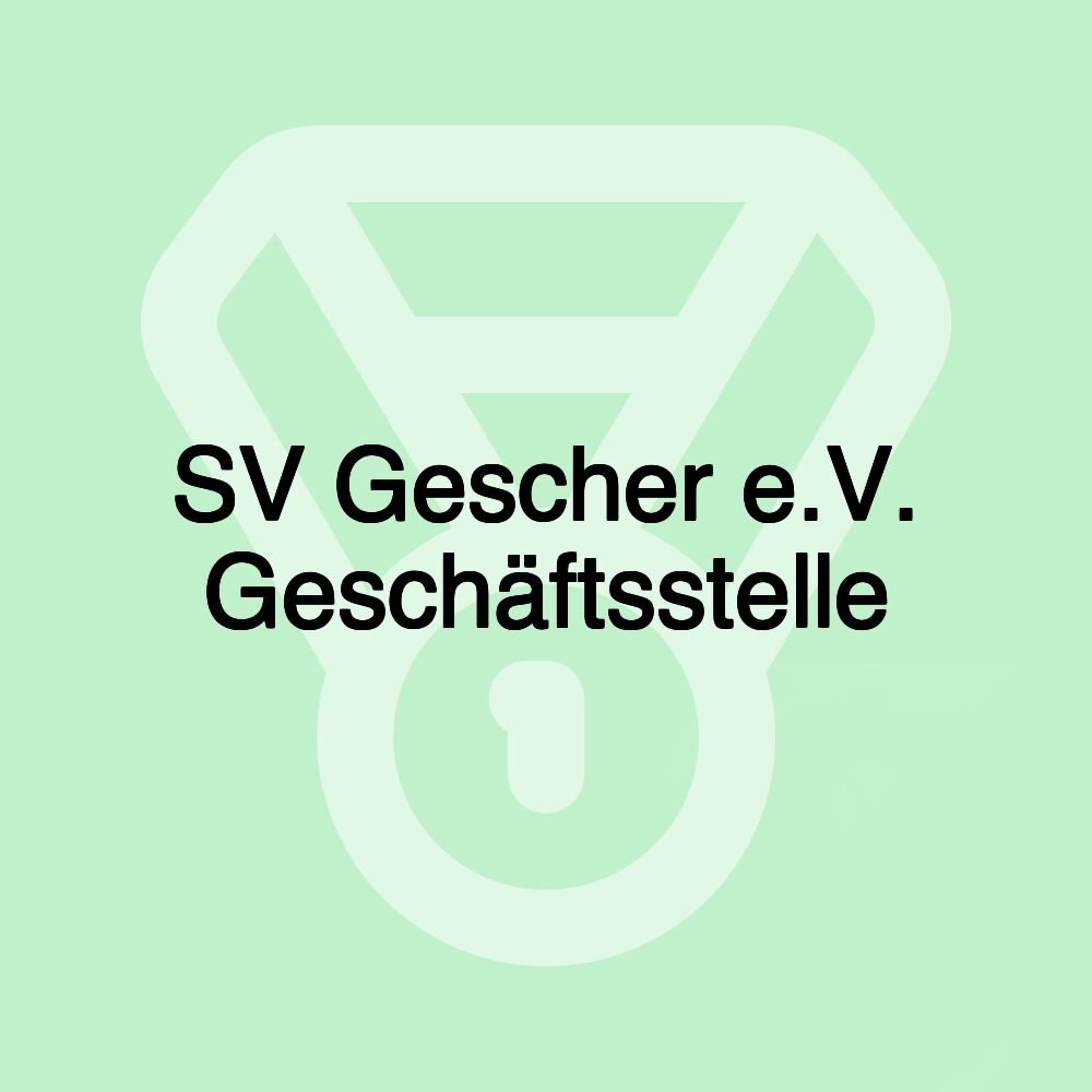 SV Gescher e.V. Geschäftsstelle