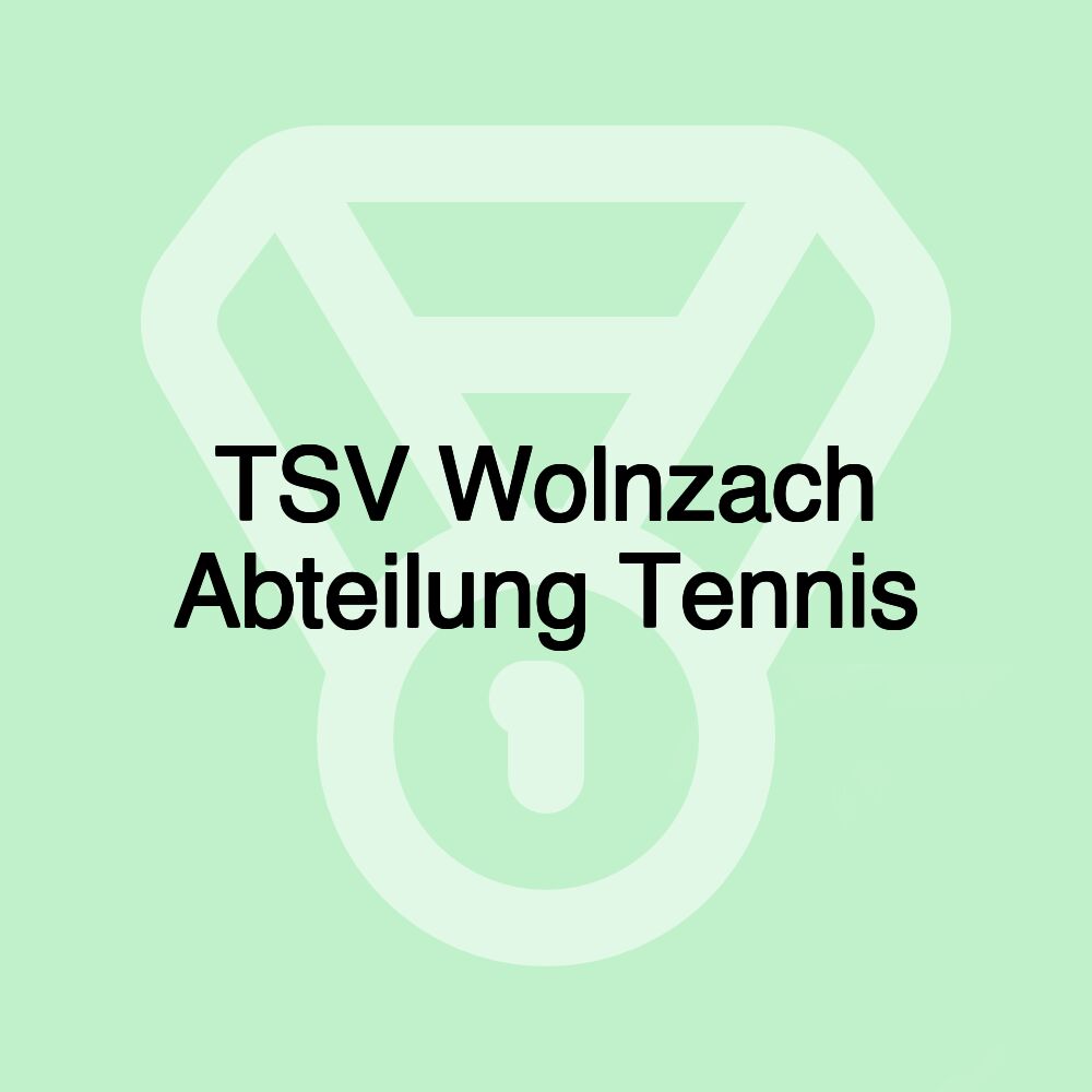 TSV Wolnzach Abteilung Tennis