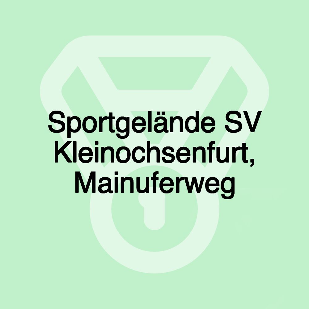 Sportgelände SV Kleinochsenfurt, Mainuferweg